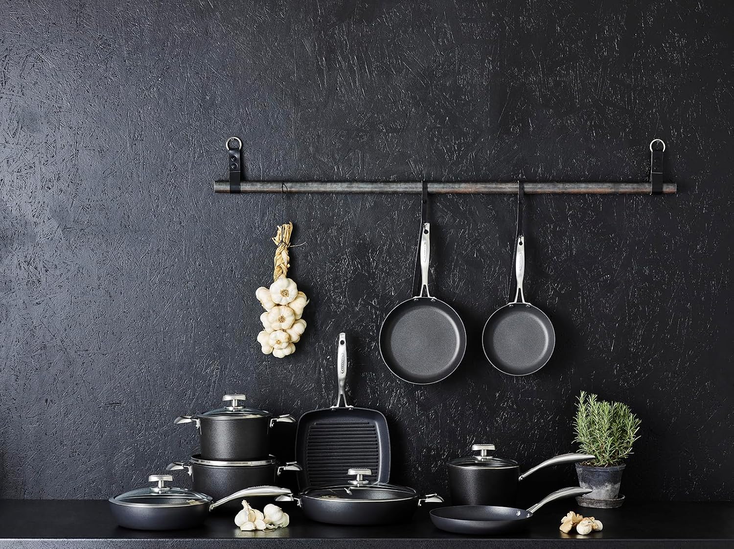 Scanpan Pro IQ 10.5' Square Grill Pan - Easy-to-Use Nonstick Cookware - Dishwasher, Metal Utensil & Oven Safe - Made by Hand in Denmark