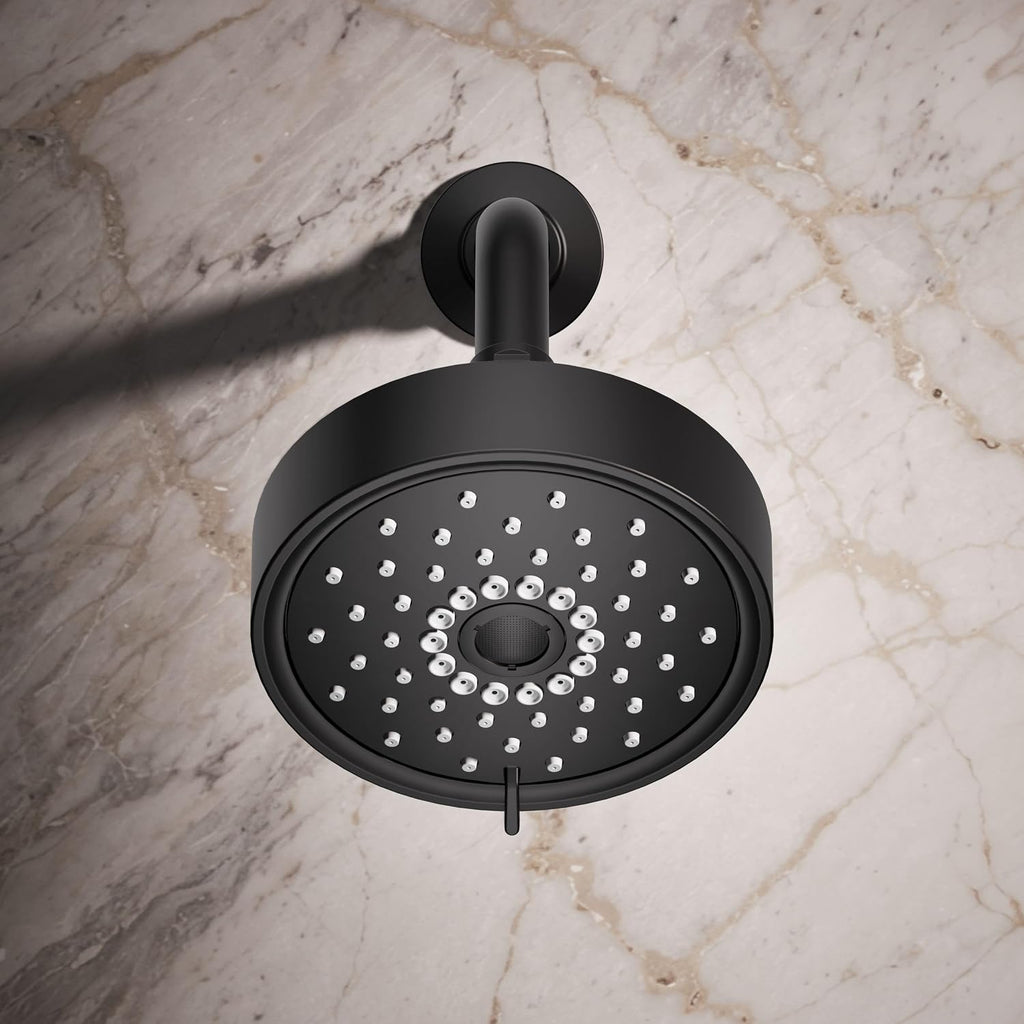 Kohler 22170-BL Purist® Three-function showerhead, 2.5 gpm, Matte Black