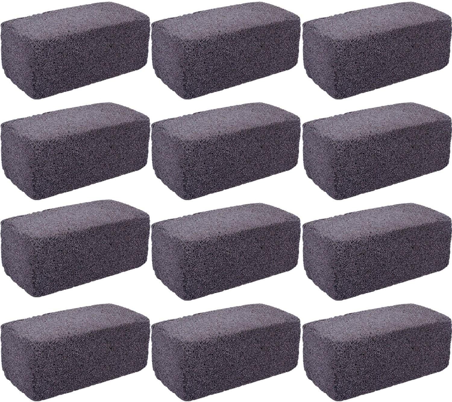 Tiger Chef Griddle Grill Brick Cleaner for Cleaning Blackstone Griddle and Grills (12 Bricks)