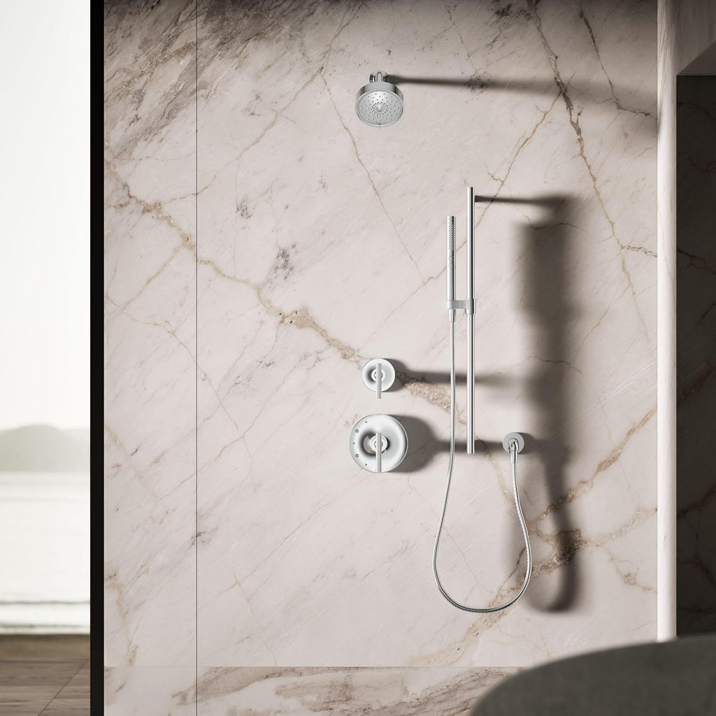 Kohler 21335-G-CP Shift®+ Round two-function handshower, 1.75 gpm, Polished Chrome
