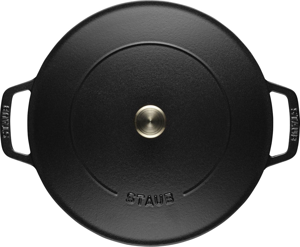 Staub 40511 473/0 with Chistera Black Cast Iron 24 cm