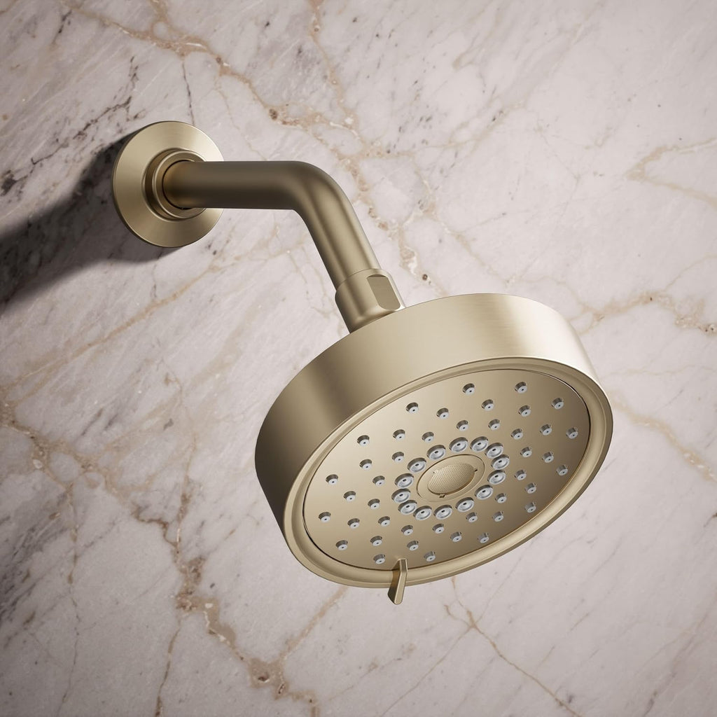 Kohler 22170-BV Purist® Three-function showerhead, 2.5 gpm, Vibrant Brushed Bronze