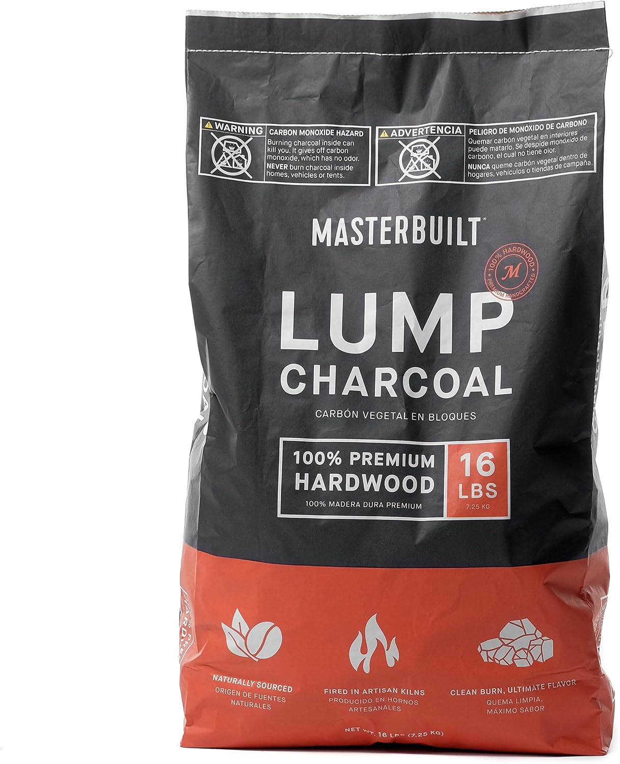Masterbuilt Gravity Series 800 Digital Charcoal Griddle, Grill and Smoker Combo + Masterbuilt Lump Charcoal (16 lbs)