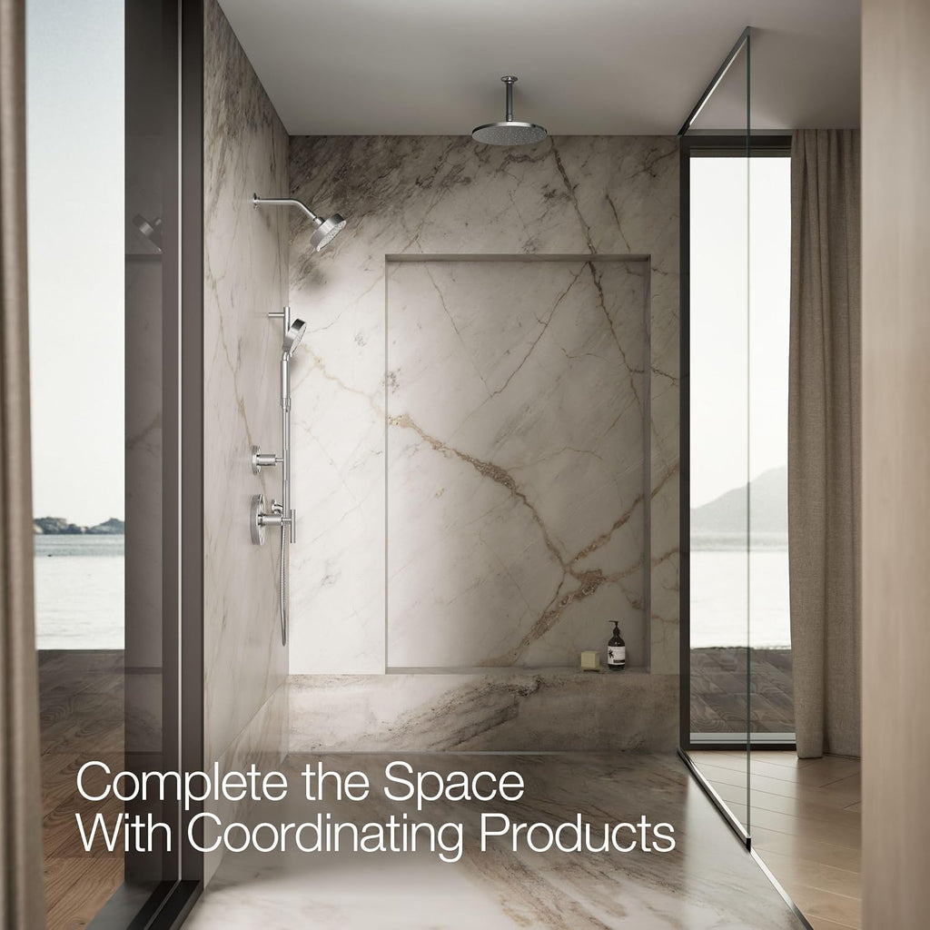 Kohler 22166-CP Purist® Four-function handshower, 2.5 gpm, Polished Chrome