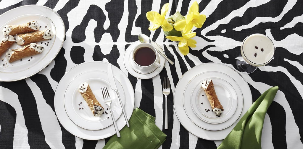 Kate Spade New York Malmo Satin 20-Piece Flatware Set, 4.75 LB, Metallic