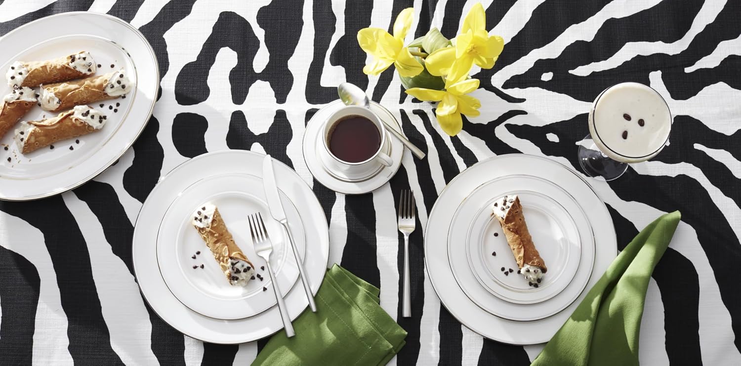 Kate Spade New York Malmo Satin 20-Piece Flatware Set, 4.75 LB, Metallic
