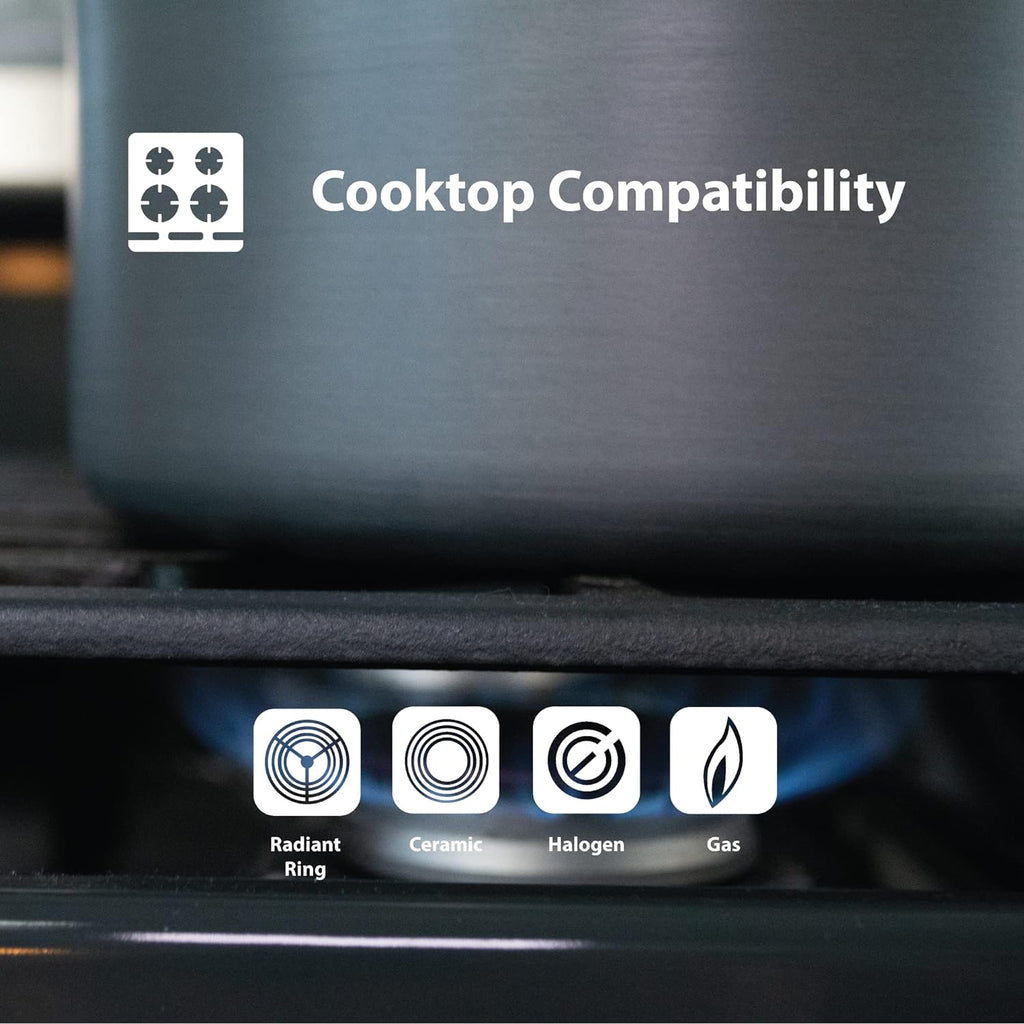 Swiss Diamond Nonstick 28cm x 43cm Cast Aluminum Double-Burner Combo Grill Pan, Dishwasher/Oven Safe