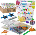 Crown Display Party Favors for Kids 50 Pre Filled Party Favor Bags - Fun Goodie Bags Stuffers for Kids with Fidget Toys and Small Toys Goody Bag Stuffers - Party Favors for Kids 4-8