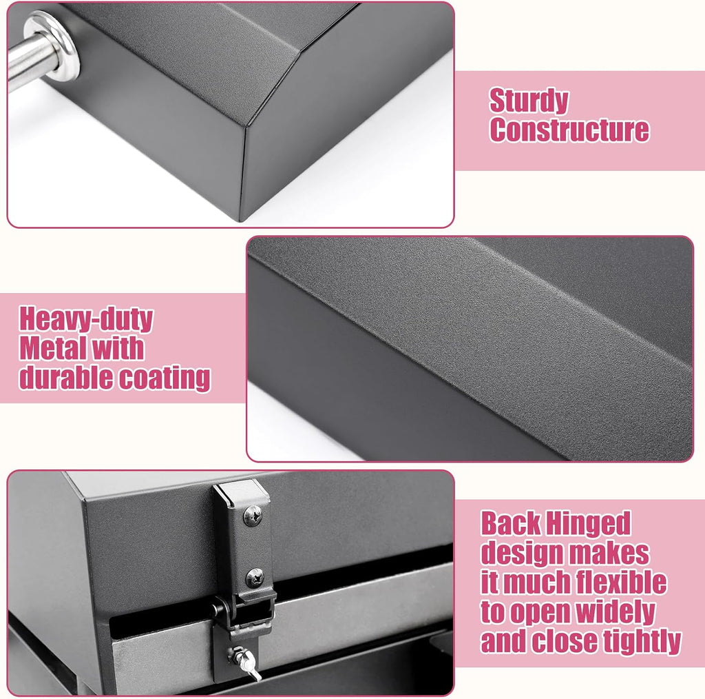 Griddle Lid Back-hinged Design for 36' Blackstone Griddle, Nexgrill, Member Mark Griddle and Other 36'' griddles, Hard Cover Hood with Handle for 36 Inch Blackstone Table Top Griddles