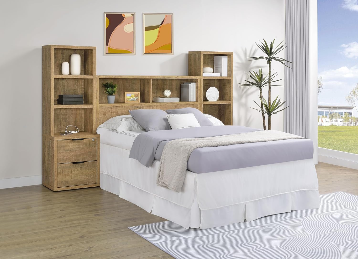 Coaster Home Furnishings Westpark 3-Piece Full Bedroom Set Bookcase Headboard Mango 315901F-SET