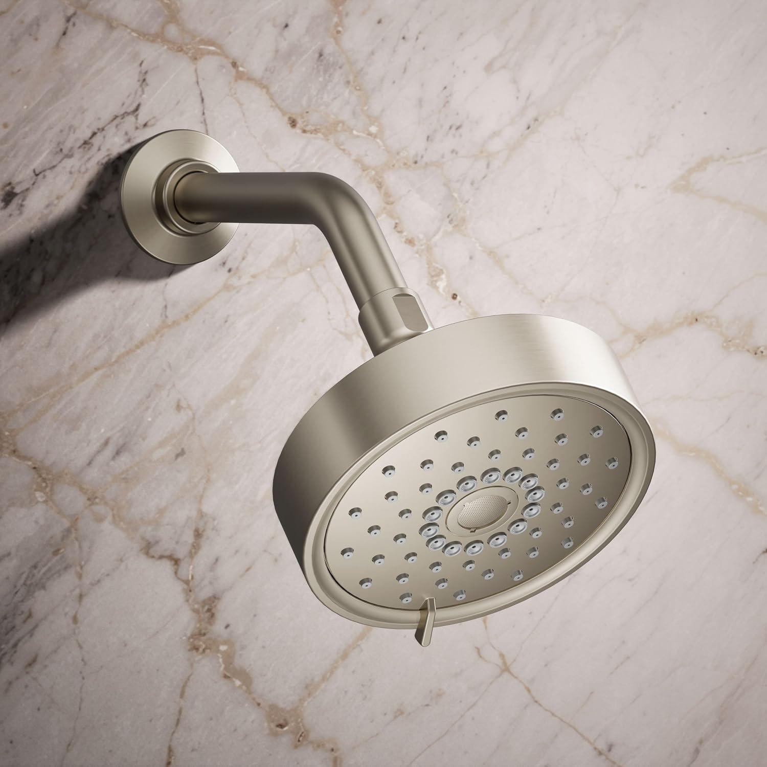 Kohler 22170-BN Purist® Three-function showerhead, 2.5 gpm, Vibrant Brushed Nickel
