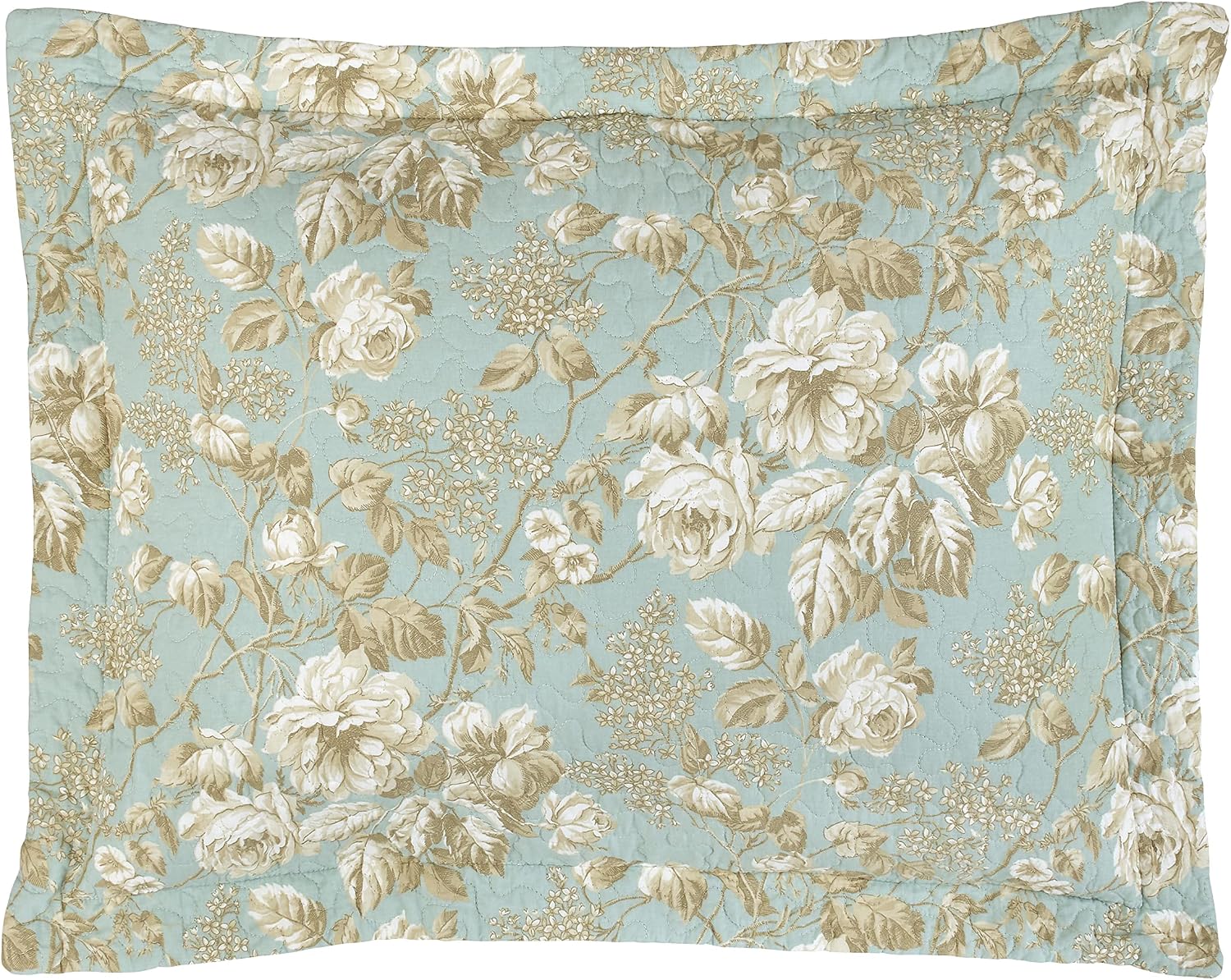 Laura Ashley Home - King Quilt Set, Cotton Reversible Bedding with Matching Shams, Bedroom Decor Ideal for All Seasons (Brompton Green, King)