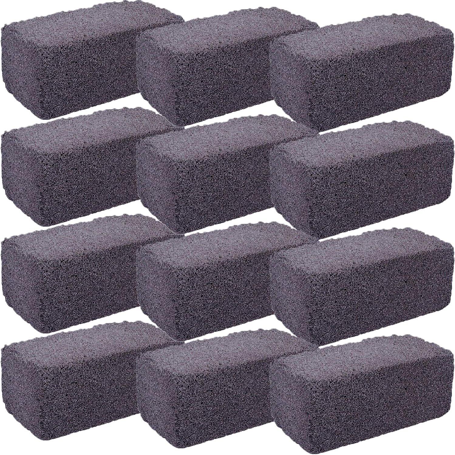 Tiger Chef Griddle Grill Brick Cleaner for Cleaning Blackstone Griddle and Grills (12 Bricks)