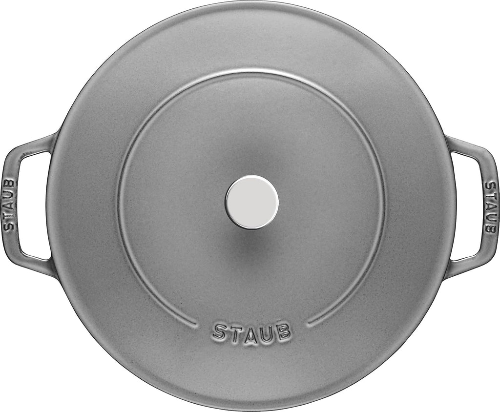 Staub 12612418 – Bräter Chistera 24 cm grau induktionsgeeignet 40511 – 471 – 0 (H. Nr.)