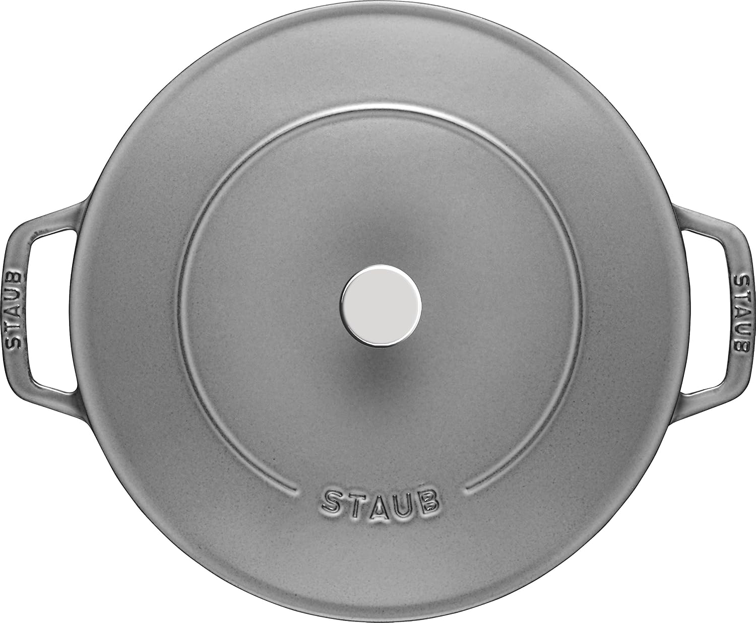 Staub 12612418 – Bräter Chistera 24 cm grau induktionsgeeignet 40511 – 471 – 0 (H. Nr.)