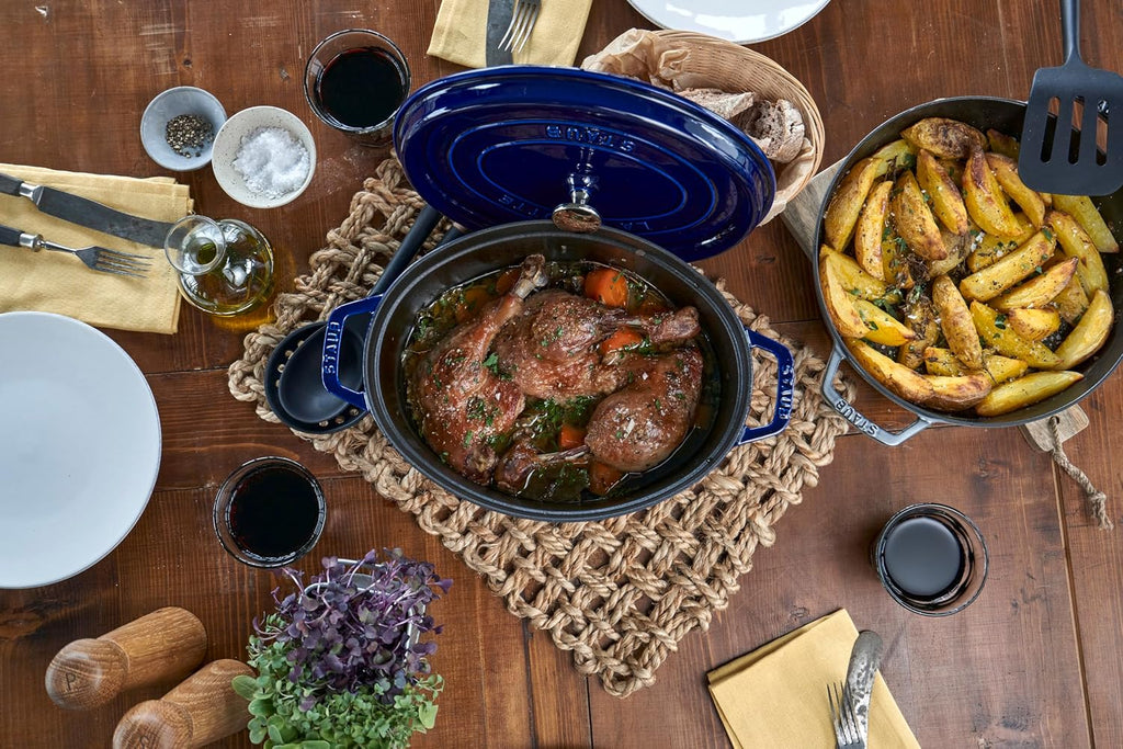 Staub Oval Cocotte - 4.25Qt - Dark Blue